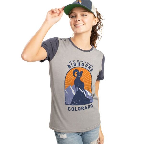 Ladies Gameday Vintage Ringer Tee Thumbnail