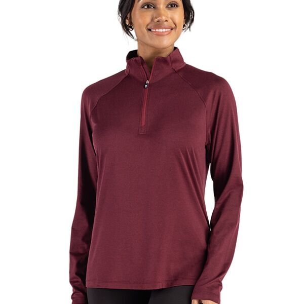 Cutter & Buck Coastline Epic Comfort Recycled Women’s Quarter Zip Thumbnail